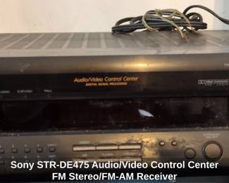 Sony STRDE Audio or Video Control Center FM Stereo or FMAM Receiver third image
