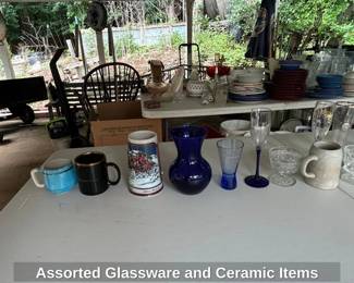 Assorted Glassware and Ceramic Items