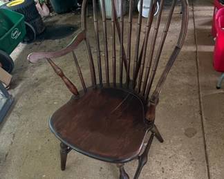D.R. Dimes Sack Back Windsor Arm Chair