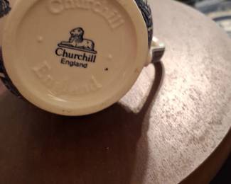 Churchill Blue Willow Pitcher second image