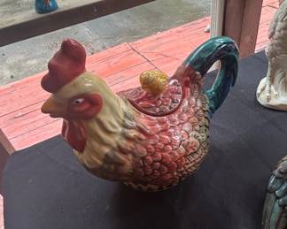 Vintage CBK Ltd Ceramic Rooster Teapot