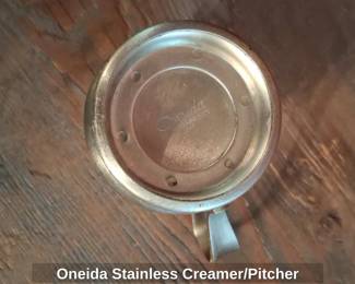 Oneida Stainless Creamer or Pitcher second image