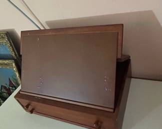 Wooden Art Supply Box with Assorted Media second image