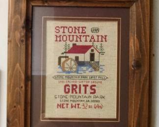 Stone Mountain Park Grits CrossStitch Art