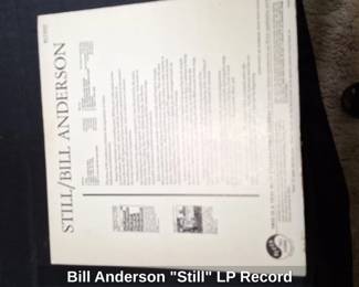 Bill Anderson Still LP Record second image