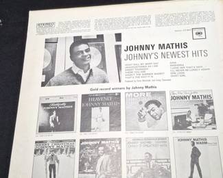 Johnny Mathis  Johnnys Newest Hits Vinyl Record second image
