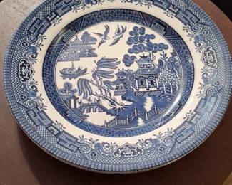 Churchill Blue Willow Plate B