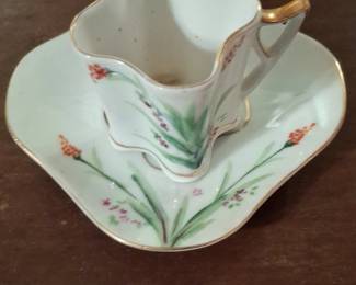 Japanese Porcelain Teacup and Saucer Set