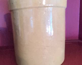 Yellow Ware Crock