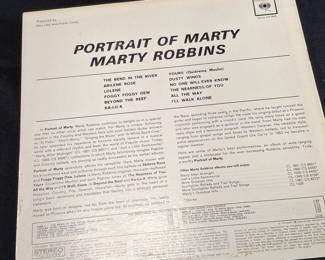 Portrait of Marty  Marty Robbins Vinyl Record second image