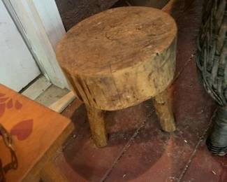 Wooden ThreeLegged Stool
