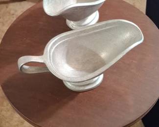 MATCH Pewter Gravy Boat Set