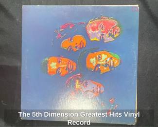 The fifth Dimension Greatest Hits Vinyl Record second image