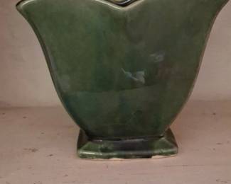 McCoy Pottery Green Tulip Vase 