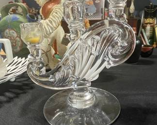 Fostoria Baroque Crystal Candelabra Pair second image