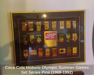 CocaCola Historic Olympic Summer Games Set Series Pins 