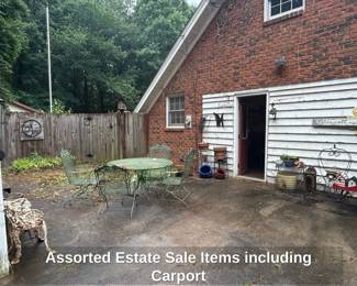 Assorted Estate Sale Items including Carport second image