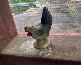 Vintage Ceramic Rooster Figurine