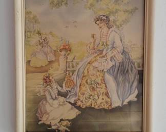 La Mode Illustree Fashion Plate Print