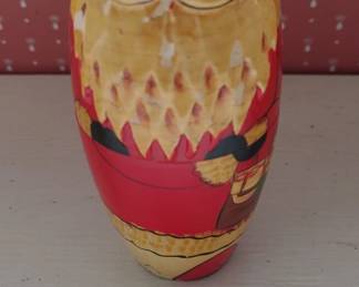 Vintage Santa Claus Matryoshka Doll Set  Pieces