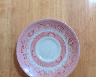 Pink Willow Ware Saucer by Royal China