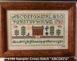 Sampler CrossStitch ABCDEFG