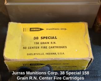 Jurras Munitions Corp. Special Grain R.N. Center Fire Cartridges