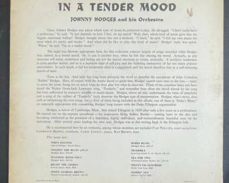 Johnny Hodges  In A Tender Mood second image