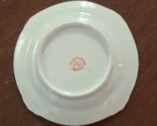 Hand Painted Japan Teacup and Saucer Set second image