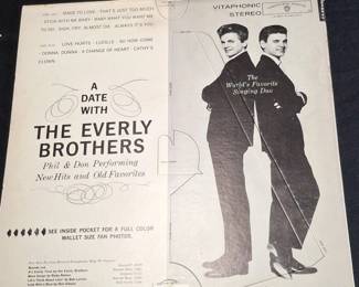 The Everly Brothers  A Date With The Everly Brothers Vinyl Record second image