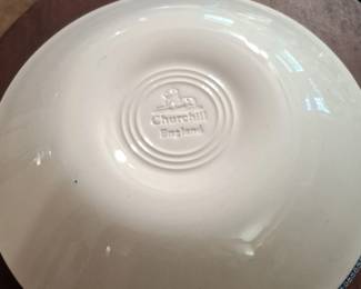 Churchill Blue Willow Pattern Soup Bowls third image