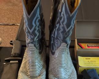 Tony Lama Python Western Boots