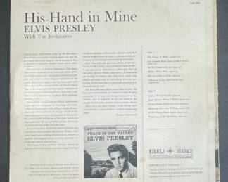 Elvis Presley His Hand in Mine RCA Victor LSP Vinyl Record second image