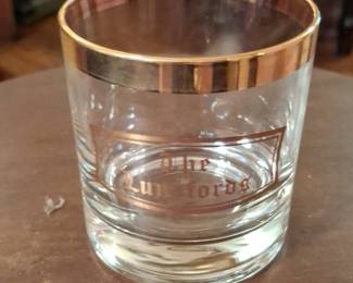Vintage The Lumfords Etched Gold Rimmed Tumblers and Highball Glasses Set second image