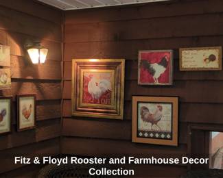 Fitz  Floyd Rooster and Farmhouse Decor Collection