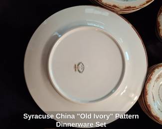 Syracuse China Old Ivory Pattern Dinnerware Set second image