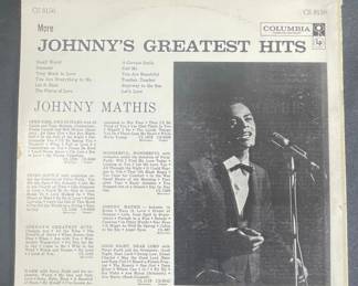 Johnny Mathis  More Johnnys Greatest Hits Vinyl Record second image