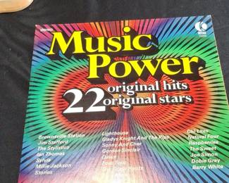 Music Power Original Hits by Original Stars Vinyl Record second image
