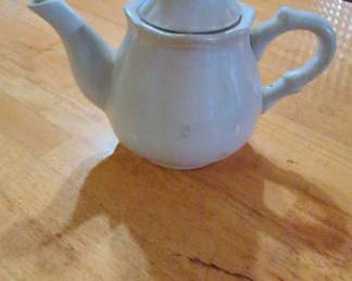 Stoneware Teapot with Floral Lid