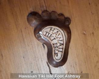 Hawaiian Tiki Isle Foot Ashtray second image