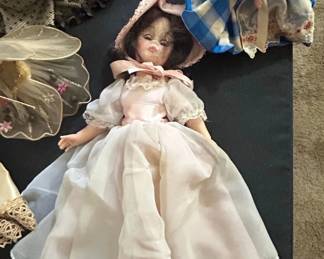 Vintage Madame Alexander Doll in Pink Gown