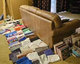 Fabric and craft/sewing books