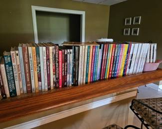 Cookbooks galore, most all hardback
