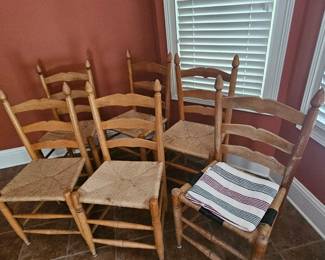 Ladder back chairs
