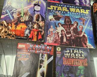 Star Wars scrapbooks & comic book plus X-men