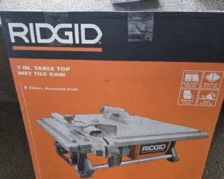 RIDGID 6.5-Amp 7 in. Blade Corded Table Top Wet Tile Saw