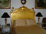Gold Headboard for Bedroom set