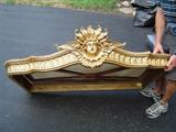 Hanging Valance for Gold Bedroom Set