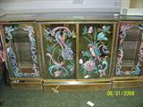Beautiful Reverse painted cabinet. This piece is spectacular!!! Hurry for this one. It will not last long!