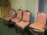 Antiques dining room chairs